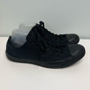 Converse All Star Chuck Taylor Unisex Sneakers Black Size Mens 10.5 Womens 12.5